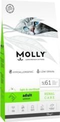 Molly Light Sterilised Somonlu 15 kg Kısırlaştırılmış Yetişkin Kedi Maması