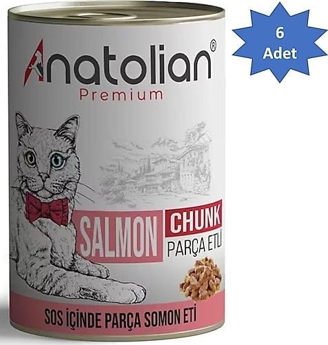 Anatolian Premium 400 gr 6'lı Yetişkin Konserve Kedi Maması