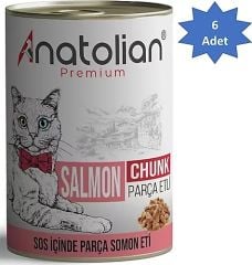 Anatolian Premium 400 gr 6'lı Yetişkin Konserve Kedi Maması